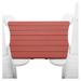 MOWENTA Adirondack Table Connecting Plate Table Removable Side Table Adirondack Chair Red