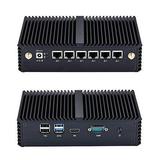 Kettop Barebones I7 Firewall Appliance Mi7500L6 Core I7-7500U (Barebone WiFi) AES-Ni 2.7Ghz Dual Core Fanless 6 Intel Gigabit Ethernet Windows Linux Sophos Vyos Untangle