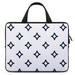 LAKIMCT White Blue Star Print Laptop Bag Computer Bag Briefcase Messenger Bag Waterproof Laptop Case for Work 12 inch