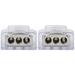 2pcs Car Audio Stereo Amp Power Ground Cable Splitter Distribution Block 1x0GA In 3x4GA Out for Car Trailer Boat