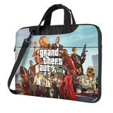 Grand Theft Auto V Laptop Bag Laptop Case Computer Notebook Briefcase Messenger Bag With Adjustable Shoulder Strap 15.6 Inch