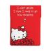 Hello Kitty Leather Laptop Sleeve Slim Protective Case Waterproof Cover Bag for 13 Inch Notebook Computer