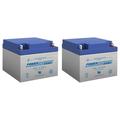 12V 26AH NB Replacement Battery Compatible with Nova Power Solutions Rugged-UPS 1250VA 4U - 2 Pack