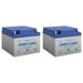 12V 26AH NB Replacement Battery Compatible with Xantrex Tech. Eliminator Powerpack - 2 Pack