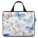 LAKIMCT Flying Butterflies Laptop Bag Computer Bag Briefcase Messenger Bag Waterproof Laptop Case for Work 13 inch