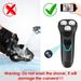 GlorySunshine Rechargeable Electric Shaver 1080p Hd Wifi Camera Portable Travel Cam Home Security Video Surveillance Camcorder