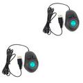 2 Pack Mini Computer Mouse Mini Trackball Mouse 4D Mouse Trackball Mouse Wired Mini Wired Mouse