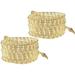 Tupkee Warm-White LED Rope Light 24 Feet 144 Long Life Bulbs Indoor & Outdoor - 2 Pack