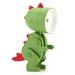 Room Adjustable Cartoon Dinosaur Folding Folding Table Lamp LED Night Lights Cartoon Desk Lamp Mini Cute Light GREEN