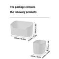 Cosmetics Storage Box Large Capacity Bathroom Makeup Organizer Plastic Storage Container For Makeup Brush Lipstick Clear