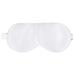 1Pc Silk Sleeping Eyeshade Comfortable Eye Mask Breathable Blindfold Night Eye Patch for Men Women (White)