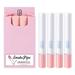 WNVMWI 4 Pcs Lipstick Set Lipsticks for Women Long Lasting Cosmetics Liquid Matte Lipstick Makeup Lipstick Lipgloss A