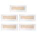 5 Pcs Medical Tape Scar Patches Medical Scar Strips Home Scar Tapes Adhesive Wound Dressings Scar Cover Patch Invisible Soft Pu Silicone Gel