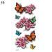 Stickers Long Lasting Body Art Sexy Flower Tattoo Temporary Waterproof Butterfly