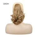 Synthetic Claw Clip Ponytail Extension Short Wave Pony Tail Hair Piece Women