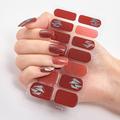 20 Colors High Quality Nail Wraps Full Cover Nail Stickers Colorful Decals For Nail Art