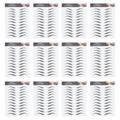 Waterproof Eyebrow Stickers 12 Sheets False Eyebrows Cosmetics Filler Man Transfer