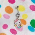 Kawaii Sanrio Hello Kitty Navel Nail Belly Button Ring Female New Fashion Sexy Y2k Piercing Navel Nails Body Jewelry Accessories