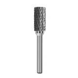 1Pc Rotary Burrs Double Cut Rotary Tungsten Carbide Die Grinder Bit 12mm Cylindrical Head Rotary Engraving Burres for Woodworking Metal Polishing Engraving-Aï¼ŒSilver