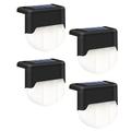 4 Pcs Solar Step Light Step Stair Solar Light Solar Powered Step Lights Led Solar Lights Landscape Light Stair Lamp