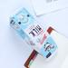 cute pu pen bag storage pouch stationery Cartoon milk bottle school pencil case