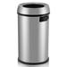 65 L / 17 Gal Open Top Trash Can Commercial Grade Heavy Duty Brushed Stainless Steel for Outdoor | Kitchen Waste Bins Home House Family