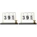 The Office 2 PCS Bedroom Desk Desktop Calendar Ornaments Student Gift Tag (wood Color) Wooden Turn Page Gifts Home Forniture Decor Decoration