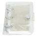 Note Pads Pocket Notebook Planner Notebook Coil Memo Pad Simple Memo Pads Loose-leaf Ledger Pocket Small Spiral White Alloy