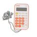 Anuirheih Standard Calculators with Rope Mini Digital Desktop Calculator with 8-Digit LCD Display Pocket Size for Home School