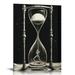 Nawypu Out of Time.Skeleton Hourglass Dark Art Gothic Home Decor Black And White Canvas Wall Art Print Poster For Home School Office Decor