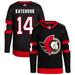 Boris Katchouk Men's adidas Black Ottawa Senators Home Primegreen Authentic Custom Jersey