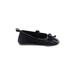 Old Navy Booties: Slip On Wedge Feminine Black Print Shoes - Size 3-6 Month