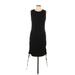 BTFBM Casual Dress - Sheath: Black Solid Dresses - New - Women's Size Large