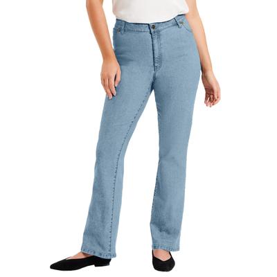Plus Size Women's June Fit Bootcut Jeans by June+Vie in Light Blue (Size 28 W)
