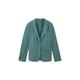 TOM TAILOR Damen Blazer mit recyceltem Polyester, grün, Uni, Gr. 46