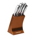 Morphy Richards Accents 5 Piece Knife Block- Copper