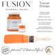 Fusion Mineral Paint TUSCAN ORANGE, bright orange paint, water-based furniture paint, no brush marks, eco-friendly paint, 500ml & 37ml