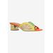 Women's Lemon8 Sandal by J. Renee in Lime Yellow Orange (Size 8 1/2 M)