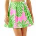 Lilly Pulitzer Skirts | Lilly Pulitzer Parfait Skirt Pink Pout Flamenco Pleated Mini Skirt (14) | Color: Green/Pink | Size: 00