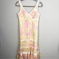 Lilly Pulitzer Dresses | Lilly Pulitzer | Rare Fillies For Lillies Vintage Midi Dress Women’s Size 6 | Color: Pink/Yellow | Size: 6