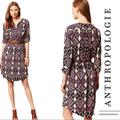 Anthropologie Dresses | Anthropologie | Holding Horses Casual Dress Holding Horses Casual Dress 6 | Color: Brown/Cream | Size: 6