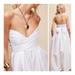 Free People Pants & Jumpsuits | Free People | Nwot Jade White Satin Strapless Bridal Jumpsuit In Ivory | Xs | Color: White | Size: Xs