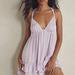 Free People Dresses | Intimately Free People In The Moment Tiered Trapeze Slip Lilac Mini Dress | Color: Purple | Size: M