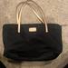 Kate Spade Bags | Kate Spade New York Kennedy Park Sophie Tote Nylon Leather-Trim Shoulder Bag | Color: Black/Tan | Size: Os