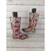 Coach Shoes | Coach Womens Poppy Tall Rain Boots Size 7 Floral Slip On | Color: Pink | Size: 7