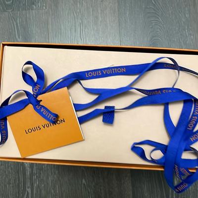 Louis Vuitton Shoes | New Louis Vuitton Gift Card & Ribbon | Color: Blue/Orange | Size: Os