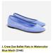 J. Crew Shoes | Jcrew Zoe Ballet Flat And Watercolor Blue Mesh | Color: Blue | Size: 6.5