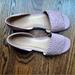 Madewell Shoes | Never Worn Pair Of Madewell Mauve Woven Sandals, Size 10. | Color: Purple | Size: 10