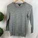 J. Crew Sweaters | J Crew Gray 100% Wool Long Sleeve Knit Crewneck Sweater S | Color: Gray | Size: S