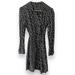 Madewell Dresses | Madewell Polka Dot Black Wrap Dress | Color: Black | Size: S